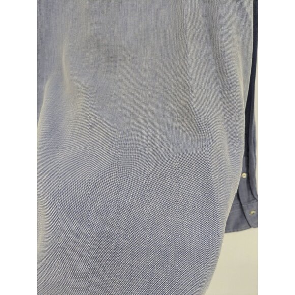 Vintage Lauren Ralph Lauren Oxford Shirt Size 15.5 Button Down Micro Herringbone - Picture 5 of 11